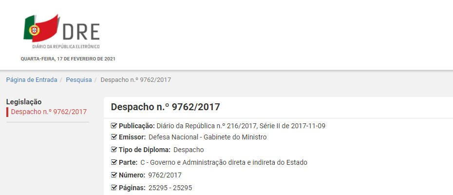 Adesão Portuguesa ao Memorando de Entendimento do Cooperative Cyber Defense Center of Excellence ao CCDC